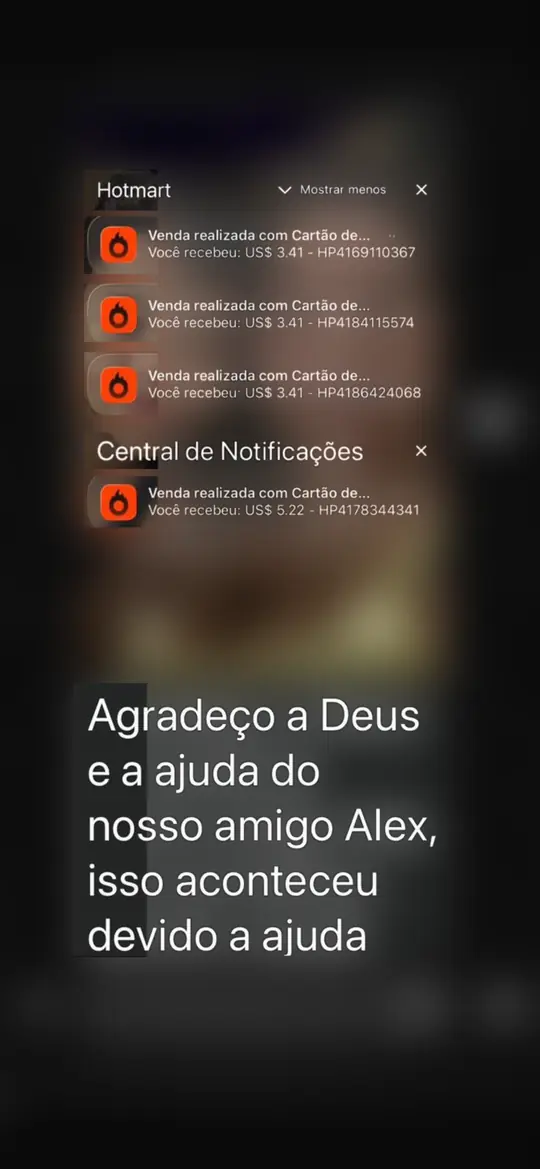 Print de notificação de venda